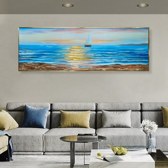 0607012077-1-kartina-s-ramka-50h150sm-maslena-lodka-v-moreto-po-izgrev-330985_552x552_pad_478b24840a