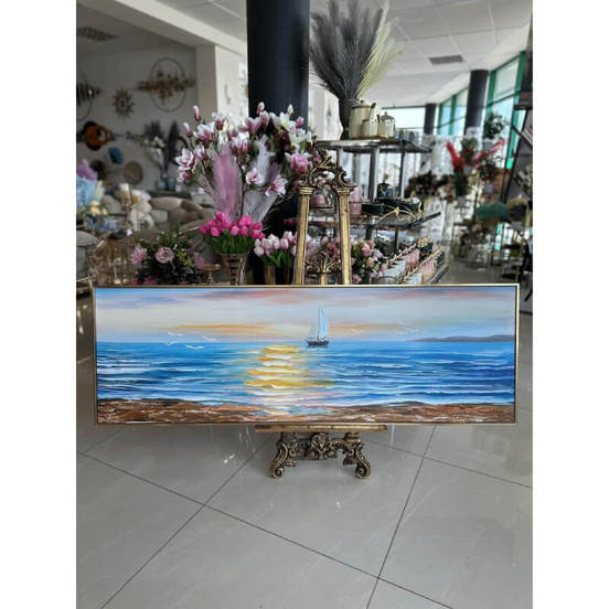 0607012077-2-kartina-s-ramka-50h150sm-maslena-lodka-v-moreto-po-izgrev-330985_552x552_pad_478b24840a