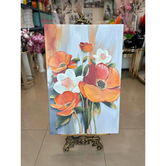 0607012168-2-kartina-s-podramka-60h90sm-beli-i-oranzhevi-cvetja_552x552_pad_478b24840a