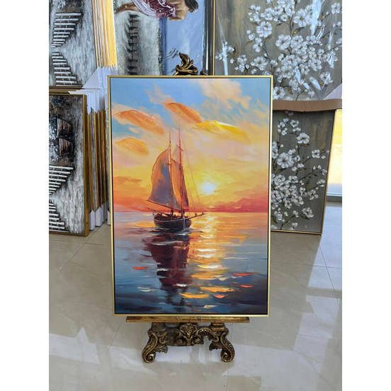 0607012185-3-kartina-s-ramka-60h90sm-lodka-pri-zalez_552x552_pad_478b24840a