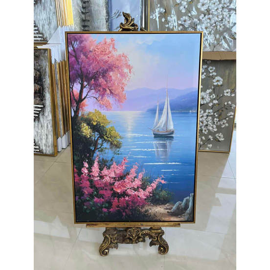 0607012186-3-kartina-s-ramka-60h90sm-lodka-v-planinsko-ezero_552x552_pad_478b24840a