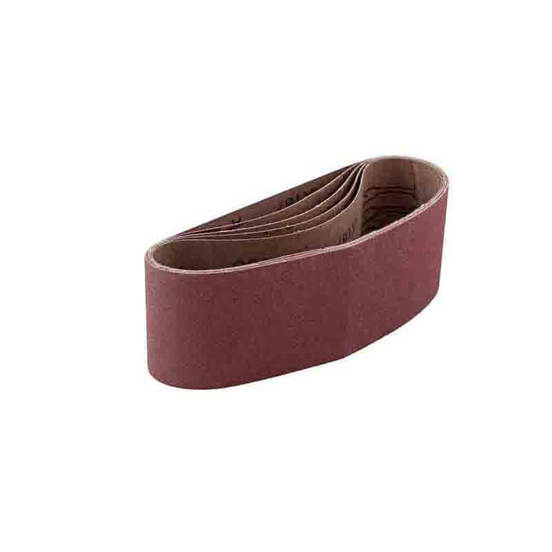 Sandpaper for belt sander 75 x 533 mm P80 5 pieces RAIDER ⋆ MASTERHAUS
