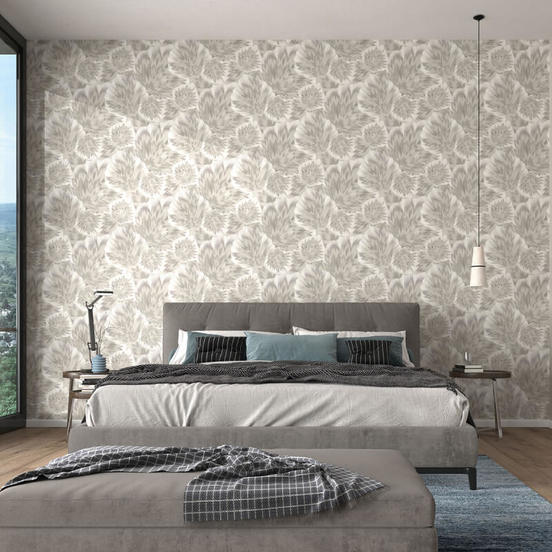 1006011253-2-tapet-spotlajt-2-3-d-flis-tvyrd-vinil-golemi-lista-bezhovo-sivo-toni-bad_552x552_pad_478b24840a