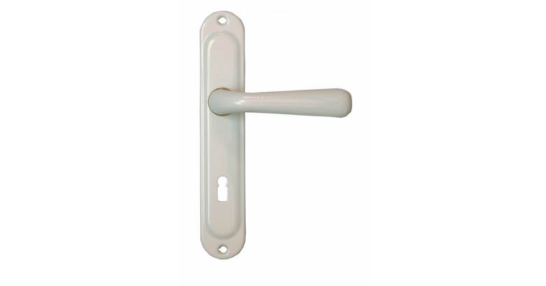 Ordinary door handle 70 mm, white Sofia ⋆ MASTERHAUS