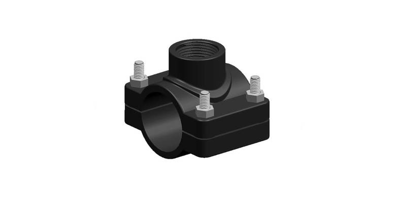 Хомут погружной ППР для трубы ПЭ Ф20 х 1/2\" ? MASTERHAUS