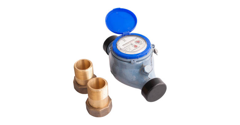 Водомер за студена вода 1 1/4\" - 10 куб.м/ч сух ролков брояч с холендри ...