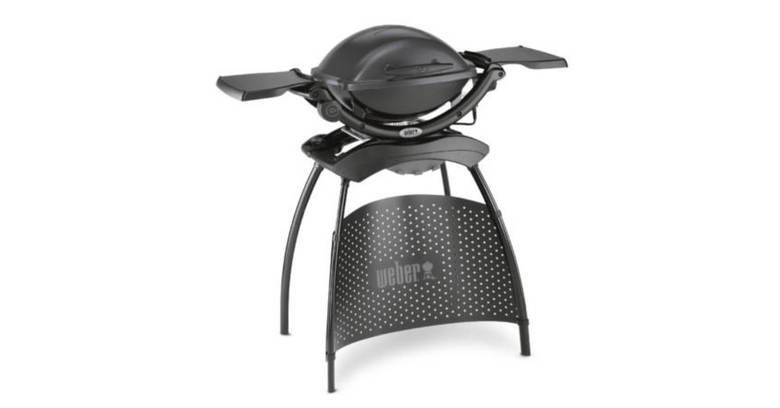Electric barbecue Q1400 Dark Gray with stand ⋆ MASTERHAUS