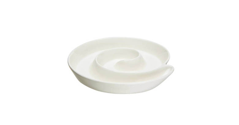 Plate For Hors D oeuvres 20 Cm Porcelain Spiral MASTERHAUS