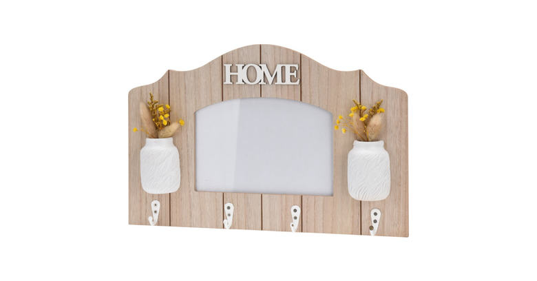 Закачалка декоративна с надпис 36.5 х 23.5 х 3.3см дърво ⋆ MASTERHAUS