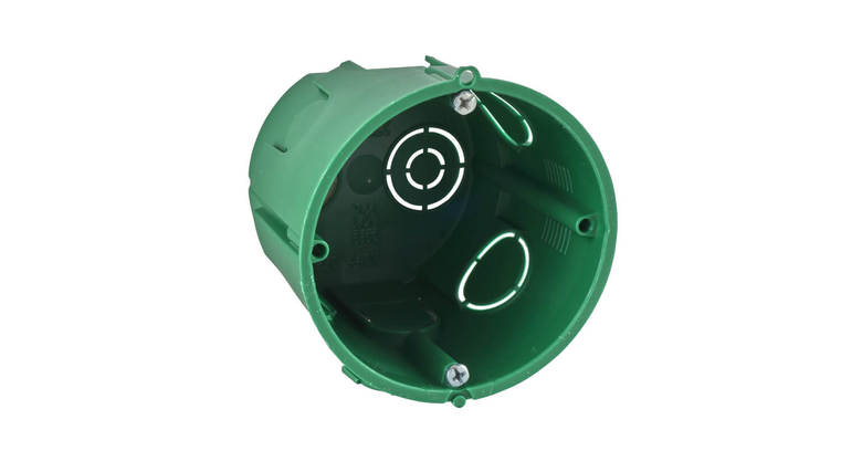 MULTIFIX Конзолна кутия за тухлени стени ф65 х 60мм IP30, зелена ...