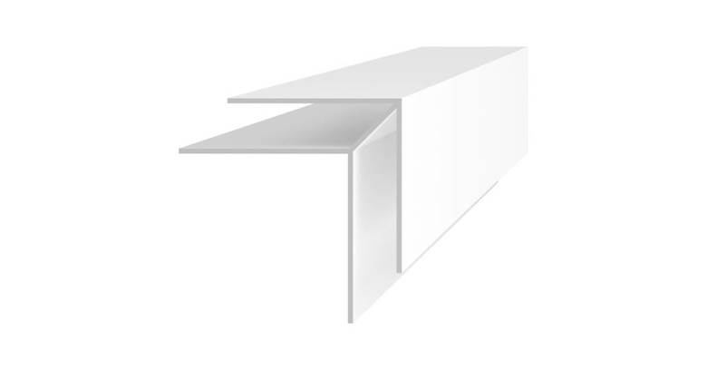 Ъглов профил за PVC облицовка 2.7м, универсален, бял ⋆ MASTERHAUS